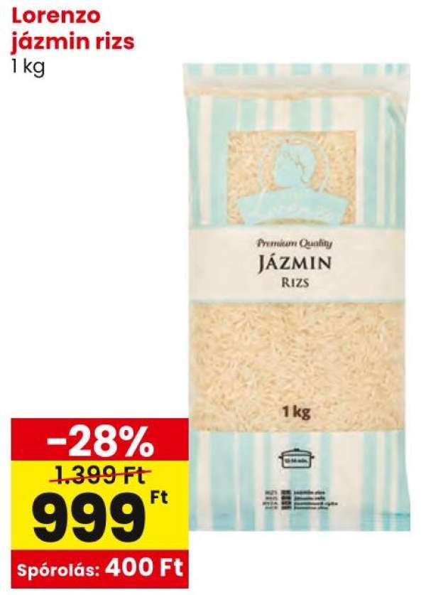 Lorenzo jázmin rizs