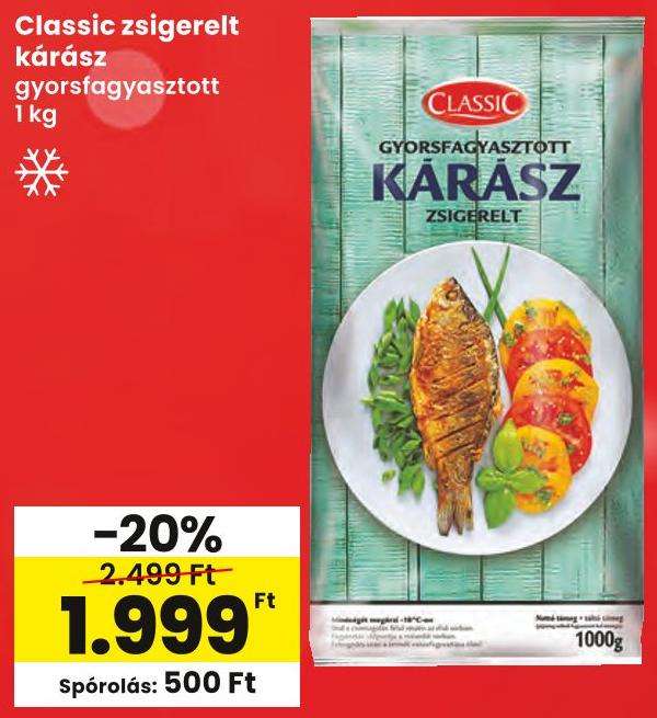 Classic zsigerelt kárász