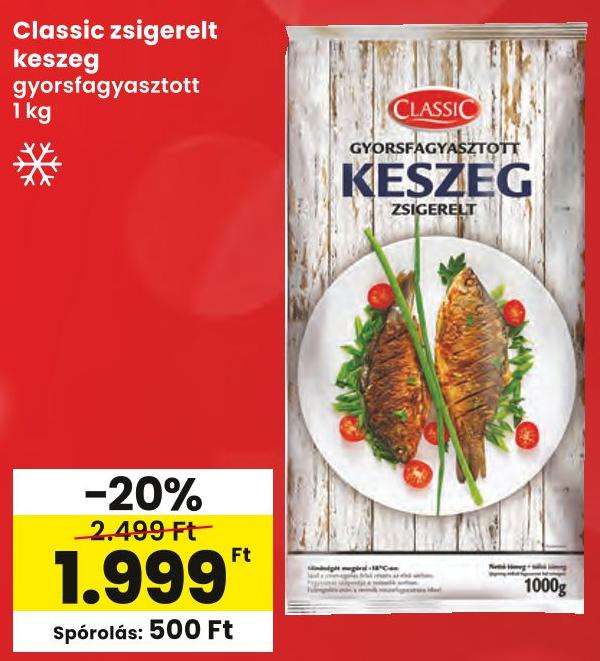 Classic zsigerelt keszeg