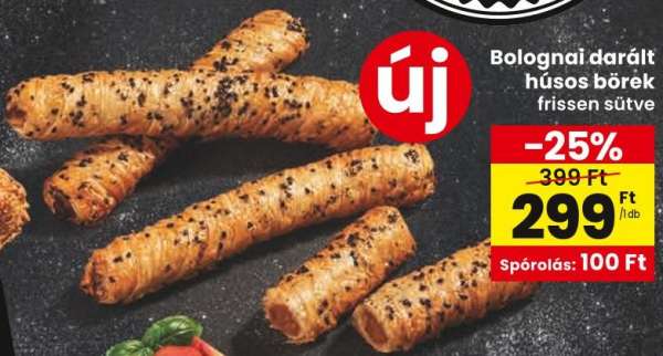 Bolognai darált húsos börek