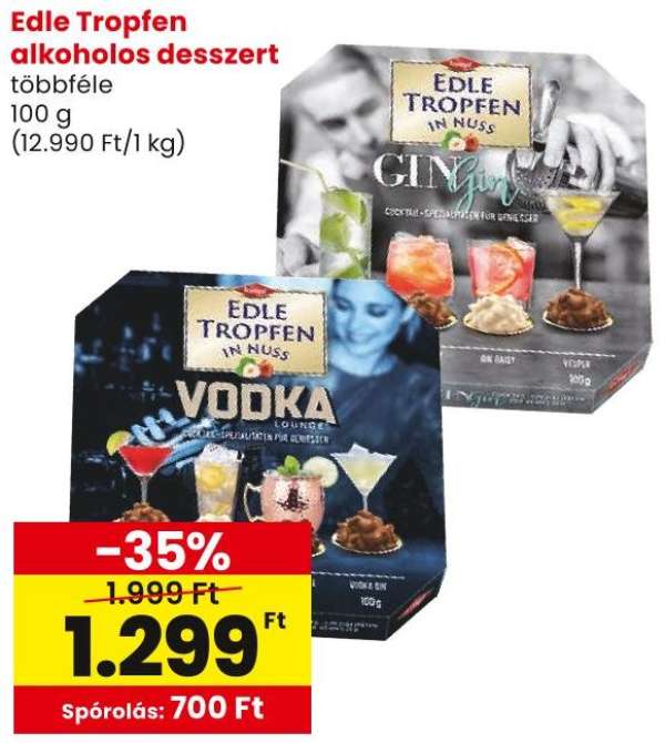 Edle Tropfen alkoholos desszert