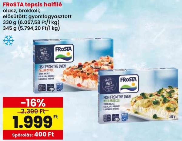 Frosta FROSTA tepsis halfilé