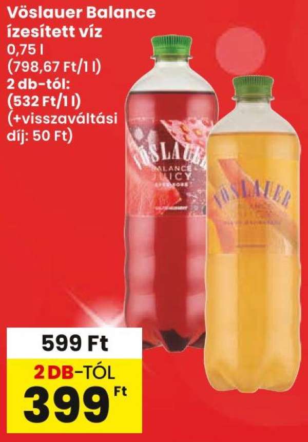 Vöslauer Balance ízesített víz
