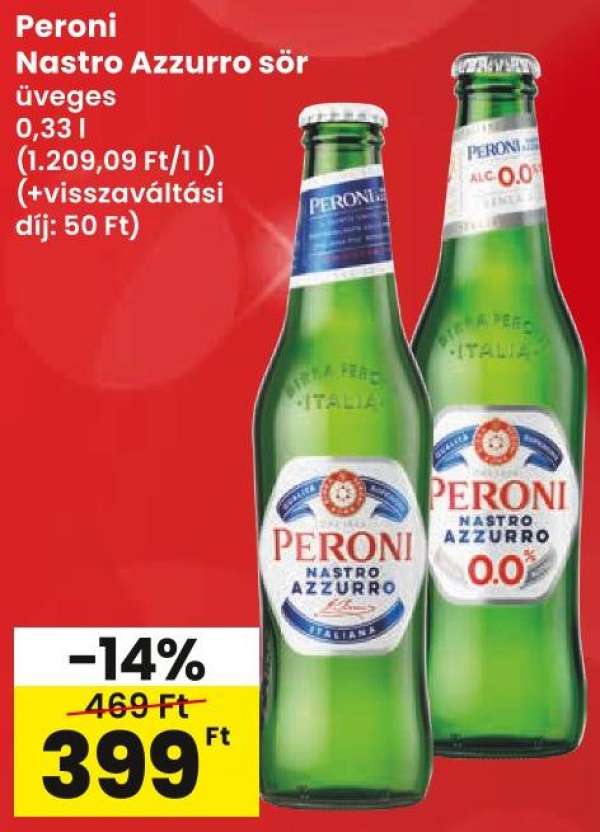 Peroni Nastro Azzurro sör