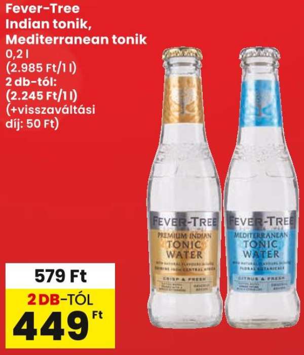 Fever-Tree Indian tonik, Mediterranean tonik