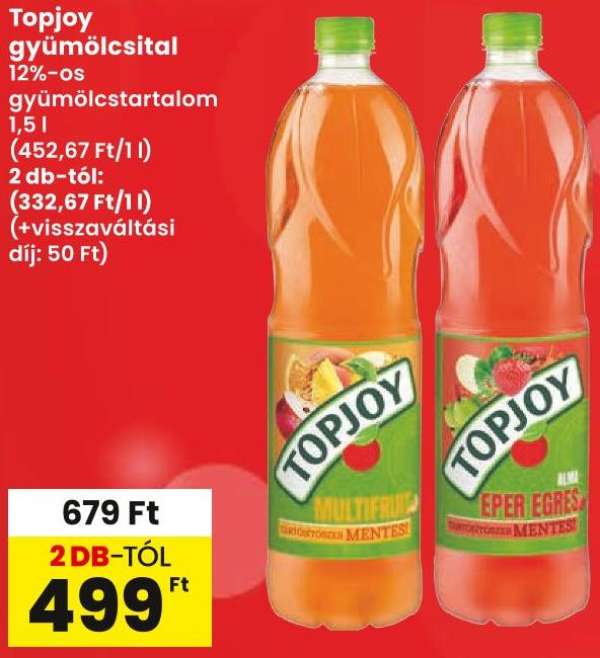 Topjoy gyümölcsital