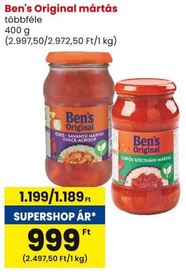 Bens Original mártás