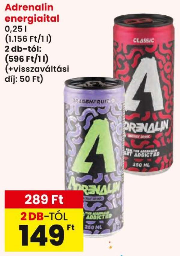 Adrenalin energiaital