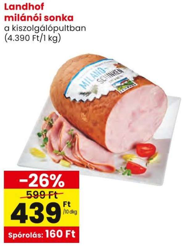 Landhof milánói sonka