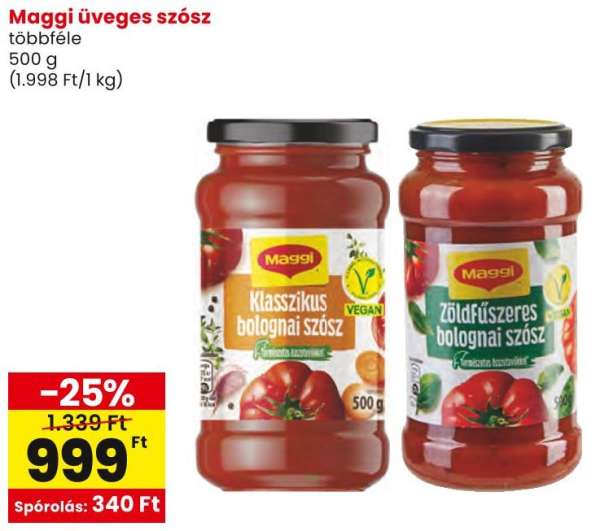 Maggi üveges szósz