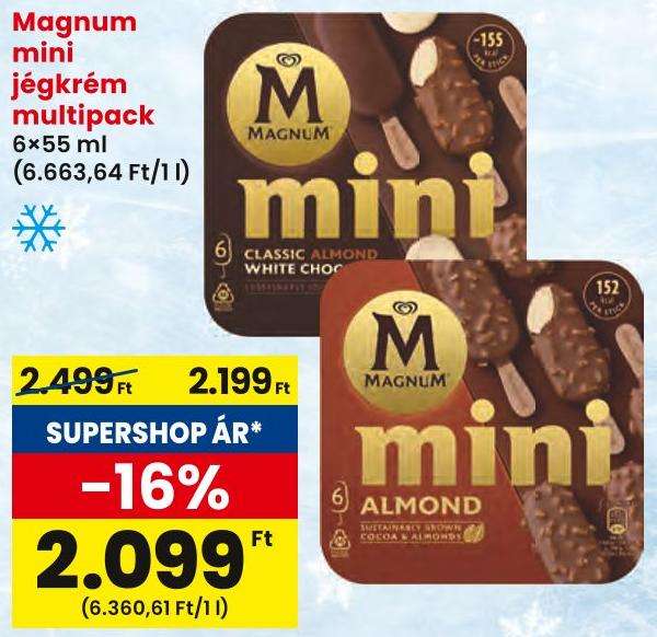 Magnum mini jégkrém multipack
