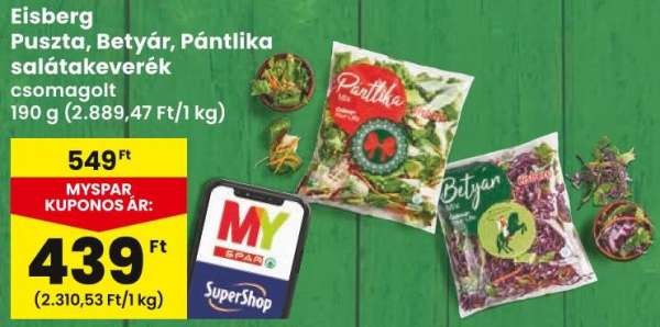 Eisberg Puszta, Betyár, Pántlika salátakeverék