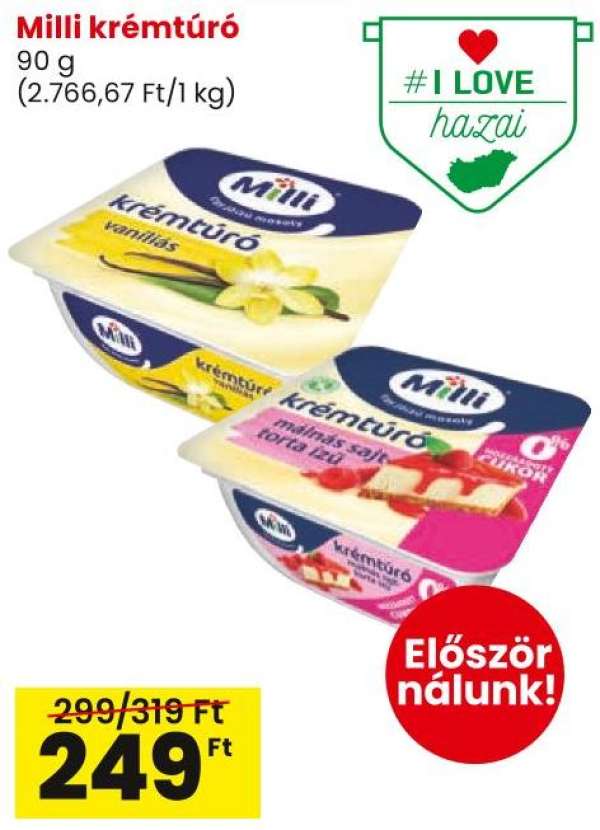 Milli krémtúró