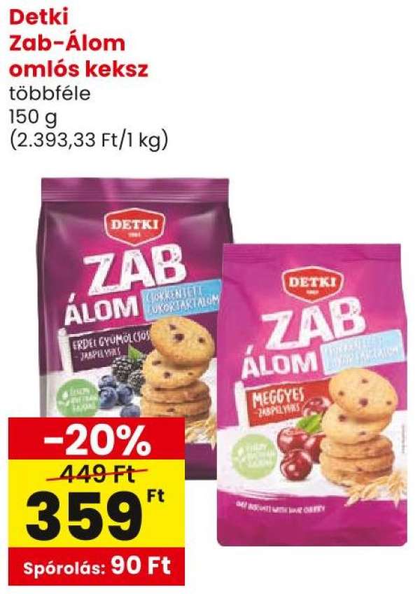 Detki Zab-Álom omlós keksz