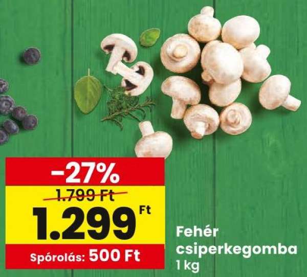 Fehér csiperkegomba