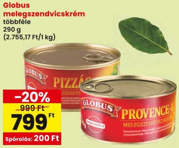 Globus melegszendvicskrém