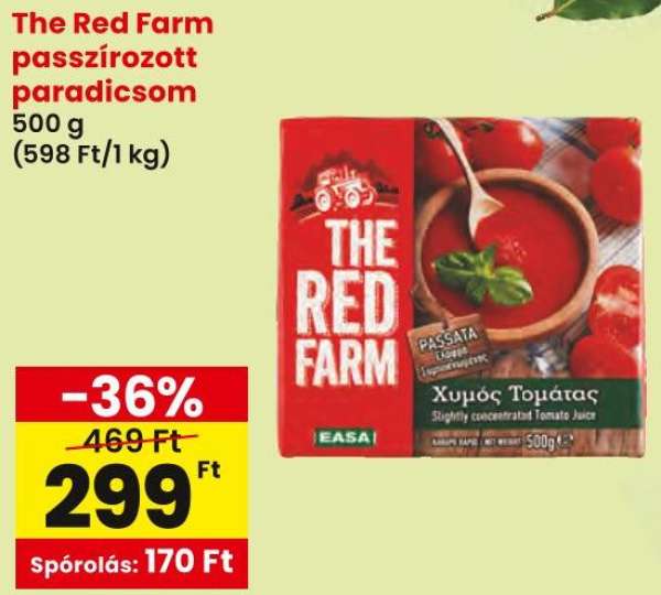 EASA The Red Farm passzírozott paradicsom