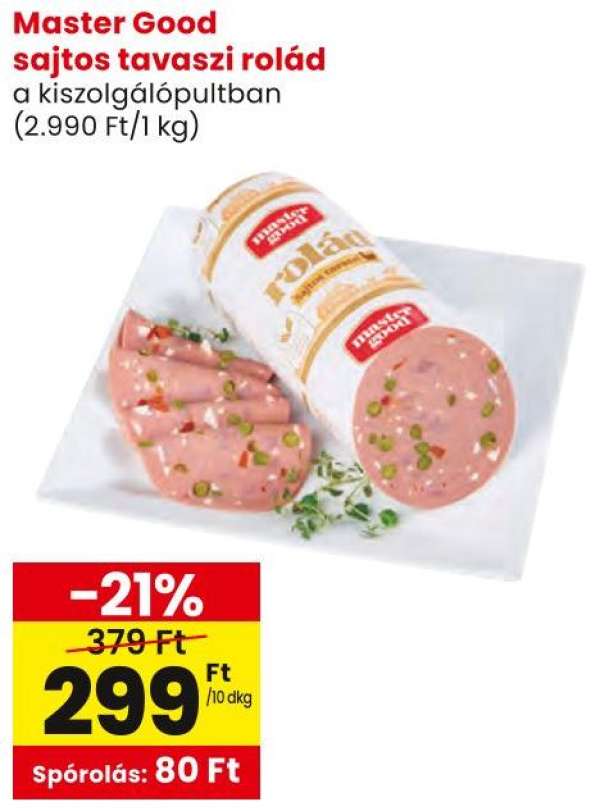 Master Good sajtos tavaszi rolád