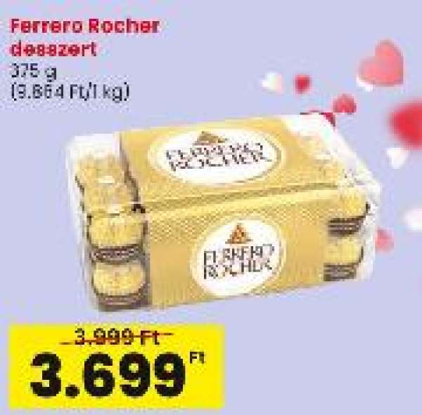 Ferrero Rocher desszert