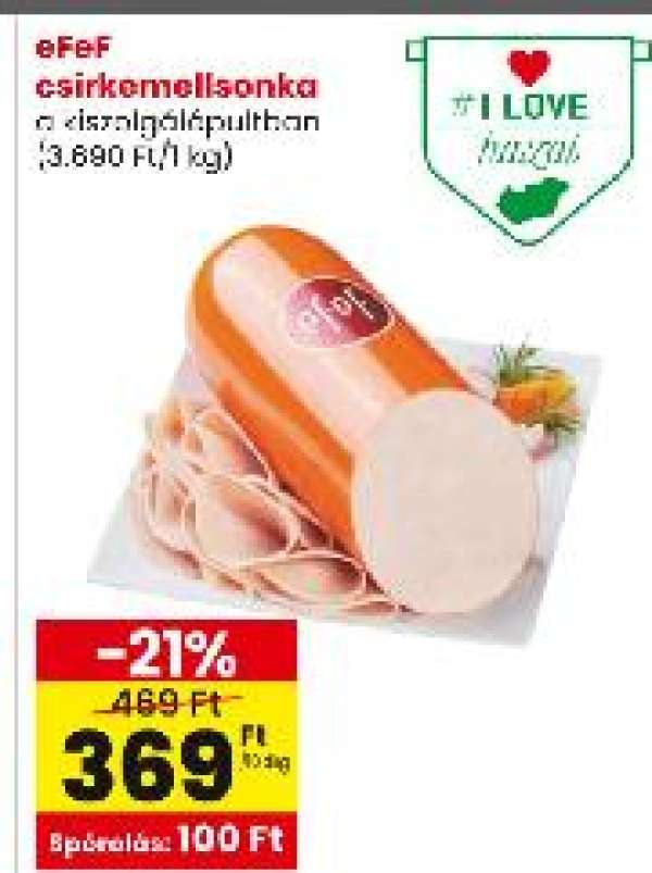 eFeF csirkemellsonka