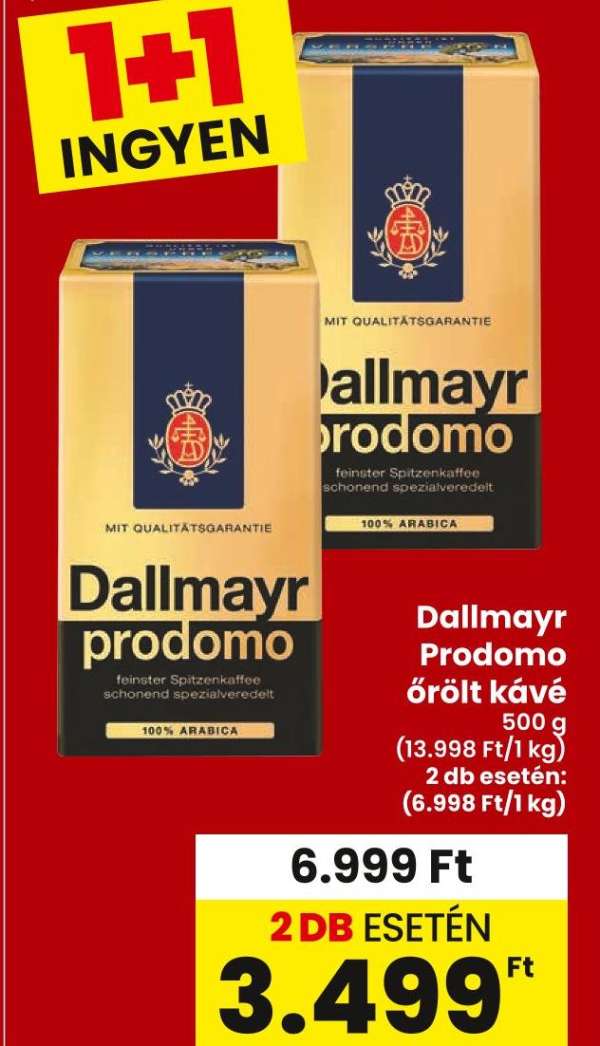 Dallmayr Prodomo őrölt kávé