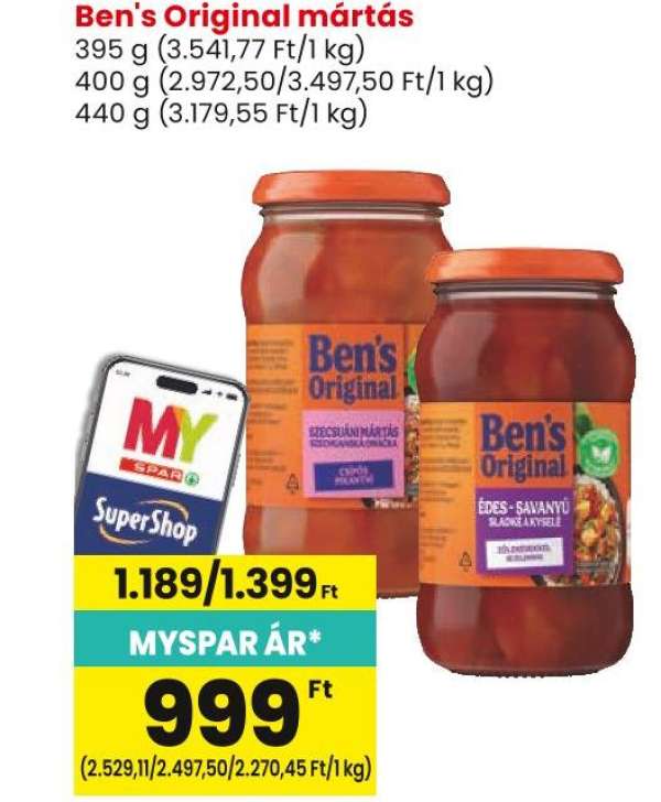Bens Original mártás
