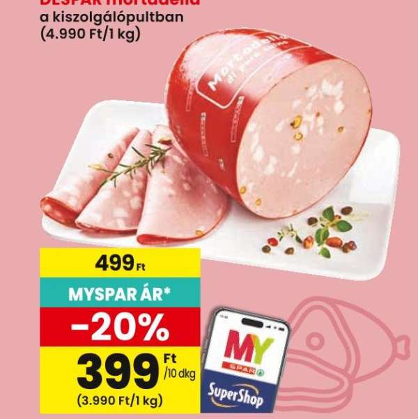 DESPAR mortadella
