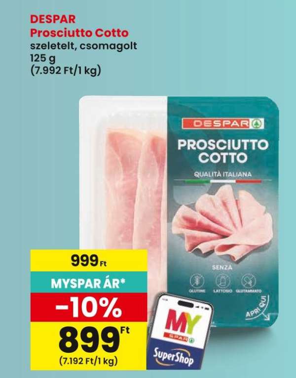 DESPAR Prosciutto Cotto