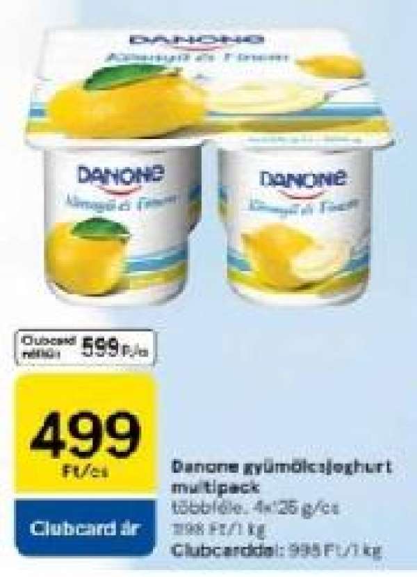 Danone gyümölcsjoghurt multipack