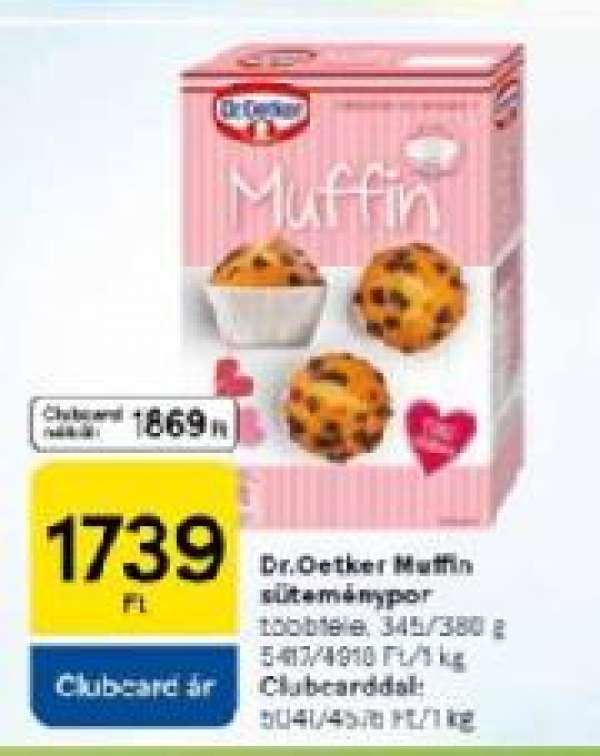 Dr.Oetker Muffin süteménypor