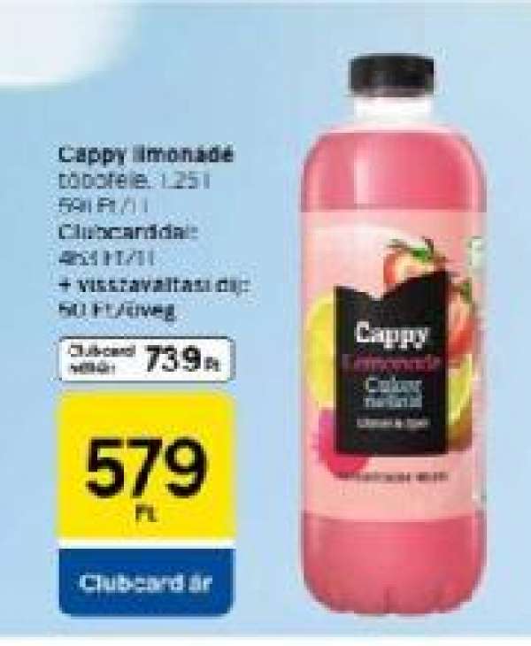 Cappy limonádé