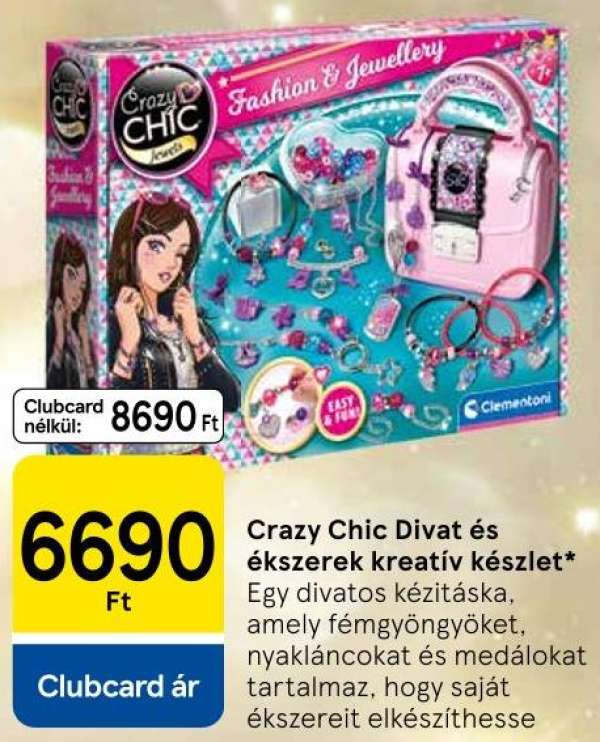 Crazy Chic Divat és ékszerek kreatív készlet