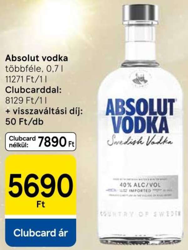 Absolut vodka