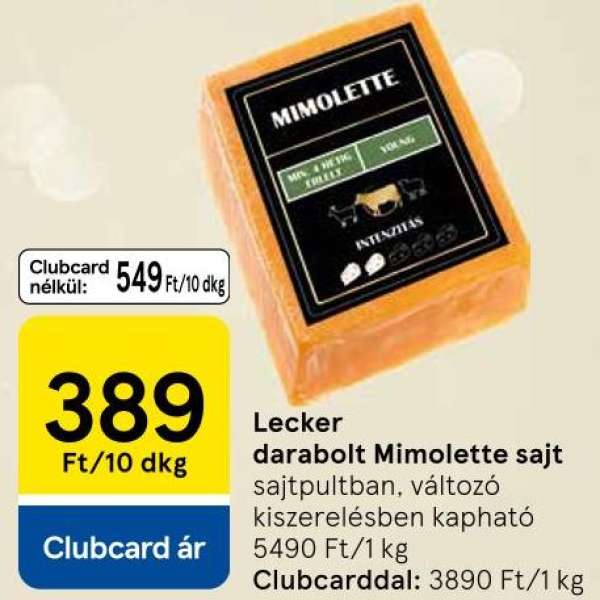 darabolt Mimolette sajt