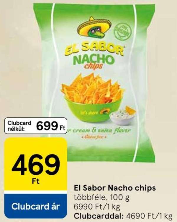 El Sabor Nacho chips