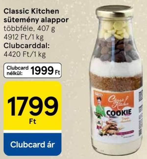 Classic Kitchen sütemény alappor