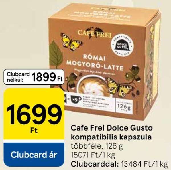 Cafe Frei Római Mogyoró-Latte