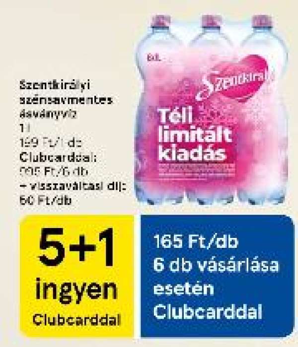 Szentkirályi szénsavmentes ásványvíz