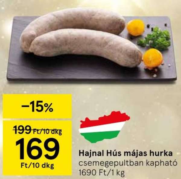 Hajnal Hús májas hurka