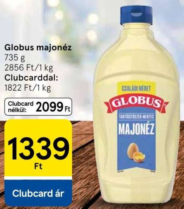 Globus majonéz