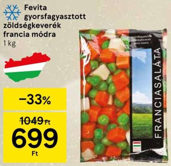 Fevita gyorsfagyasztott zöldségkeverék francia módra
