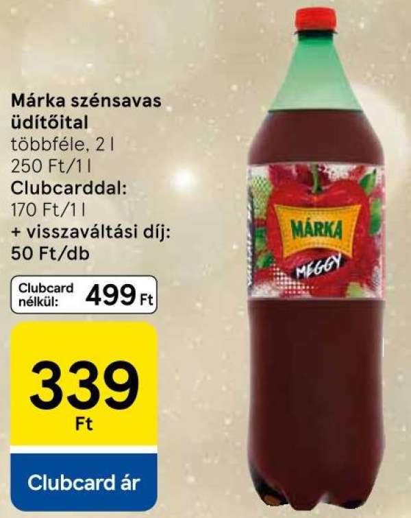 Márka szénsavas üdítőital