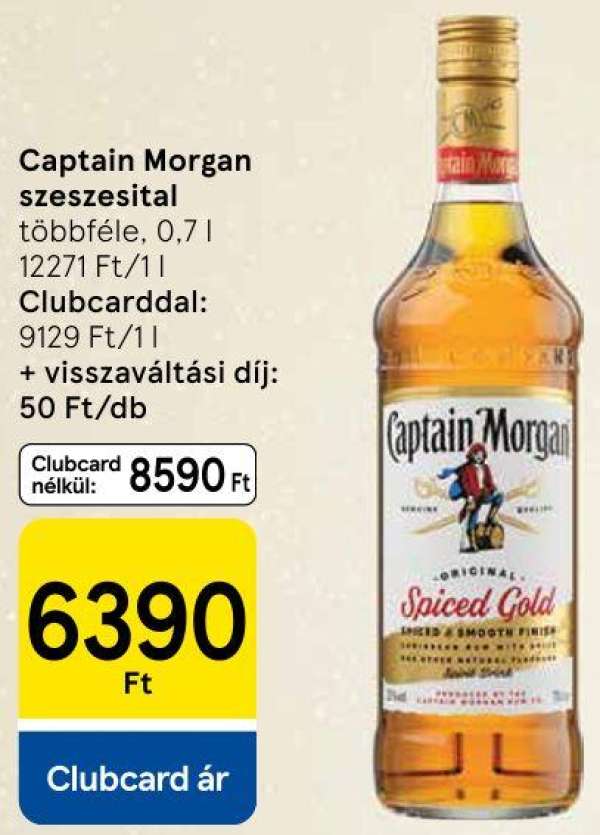 Captain Morgan szeszesital