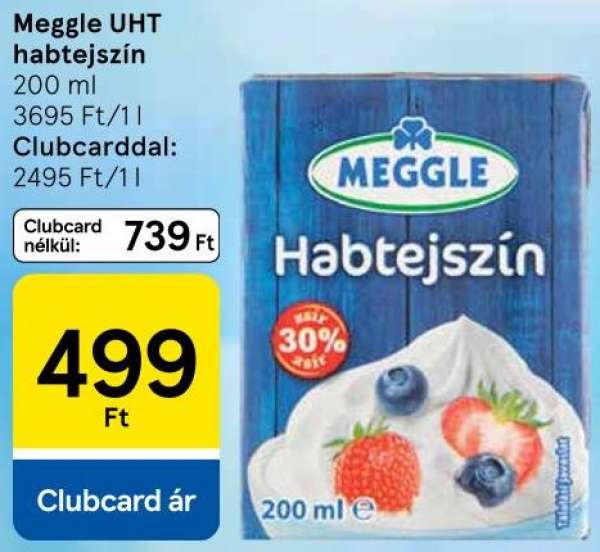 Meggle UHT habtejszín