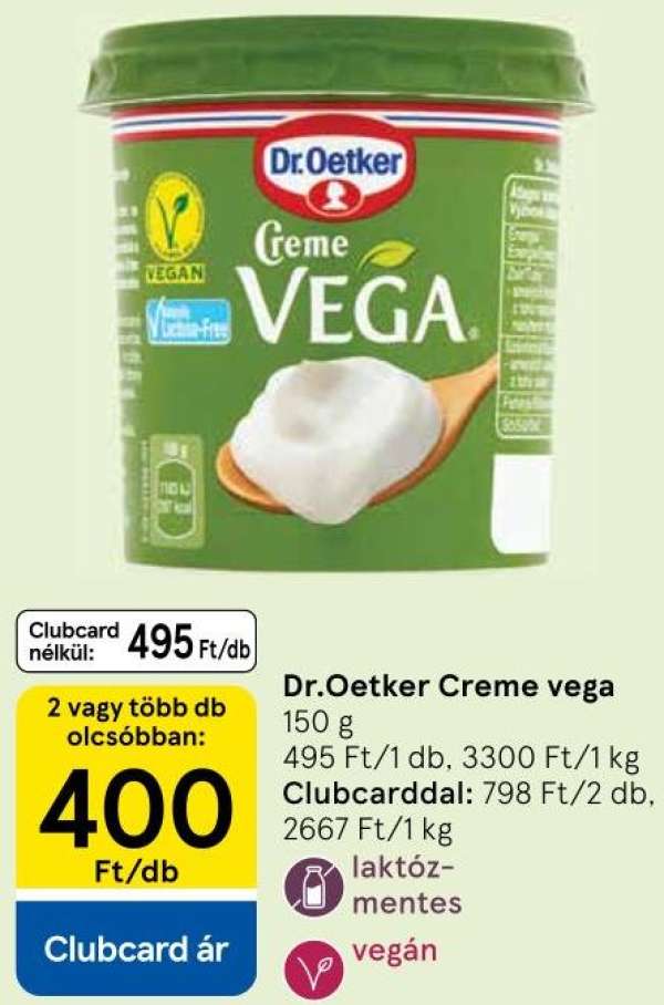 Dr. Oetker Creme vega