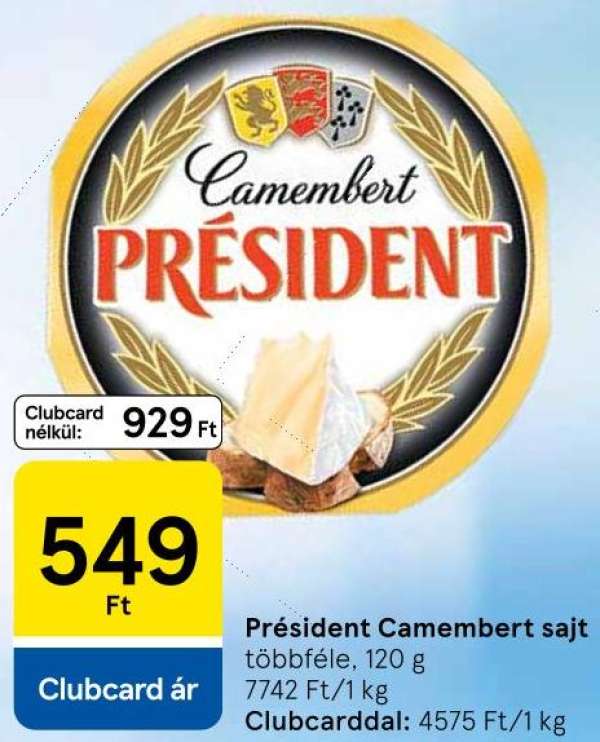 Président Camembert sajt