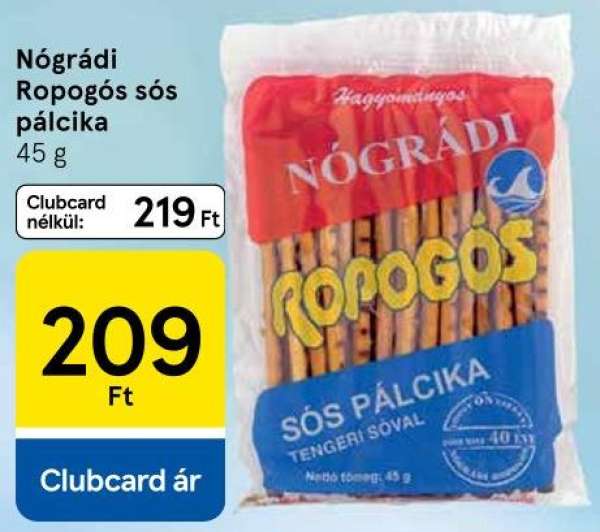 Nógrádi Ropogós sós pálcika