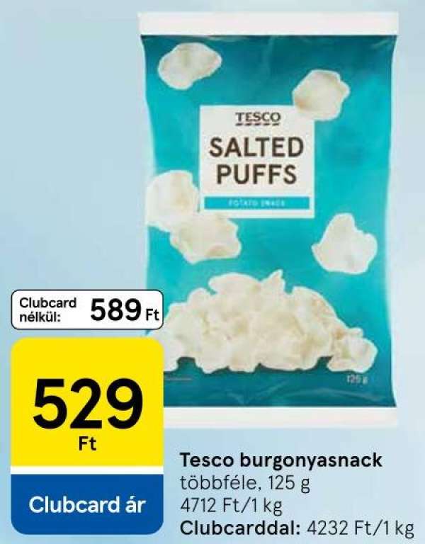 Tesco burgonyasnack