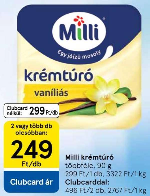 Milli krémtúró