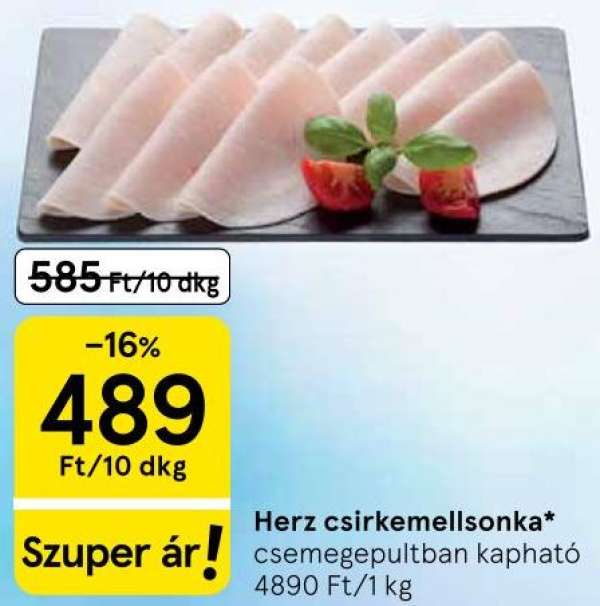 Herz csirkemellsonka